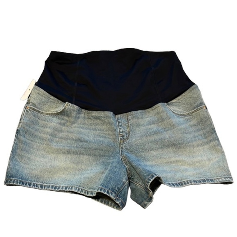New Isabel Maternity Jean Midi Short Size 16